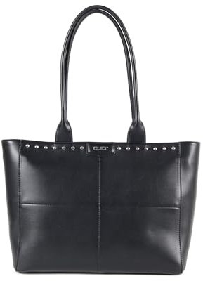 Cult - Shopper Tasche aus kunstleder, schwarz (36 X 27 X 12 cm)