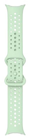Correa Deportiva Perforada de Google Pixel Watch - Solo Compatible con Pixel Watch 3 de 45 mm - Verde Pastel, Large