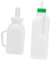 SHOWERORO 2st Flasche Ziegenmilch Waden-accessoire Flasche Mit Lammnippel Futtereimer Für Kälber Trinkflasche Für Vieh Ziegenzubehör Saugerflasche Für Lämmer Babyflasche Für Schafe Plastik