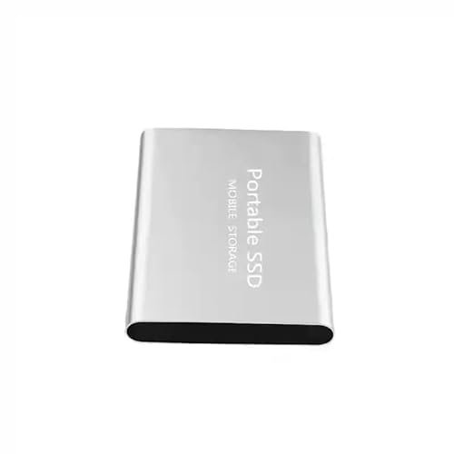 Generico SSD Portatile da 1TB ad Alta Velocità per Laptop/PC/Ipad, Archiviazione Mobile (silver, 1, TB)