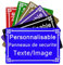 Panneaux de Sécurité Personnalisé-Personnalisable Sécurité Signalétique Intérieure/Extérieure-Pour Garage,Hôtel,Parking,Ecole, Abri de Voiture