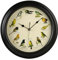Ergocar Gesangs Vogel Wanduhr Zwölf Vogel Singen Batterieantrieb (33,02 cm) 13 Zoll