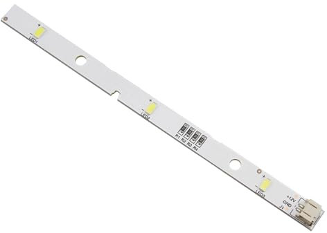 CKDSA LED Strip Light for RONGSHENG/HISENSE E349766 MDDZ-162A 1629348 1529227 DC12V 2W Refrigerator Replacement Fridge Bar for Kenwood KIFF5017 KIFF5020 KIFF7017 KIFF7020 KSBNDIX18, 16x1cm
