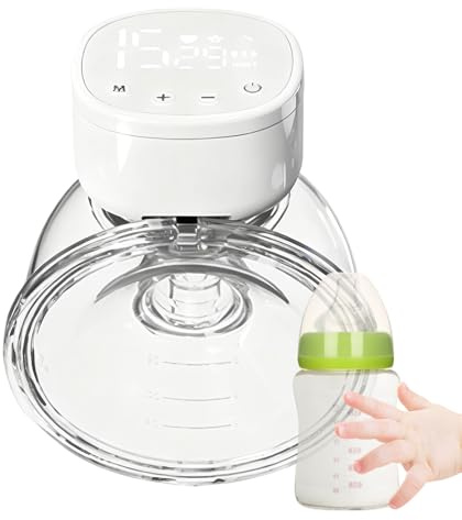 laxreheye ohne Hände | leise elektrische Baby- | für Reisen, Krankenhäuser und Krankenhaus, mit Milchbeutel und Brustwarzenersatz