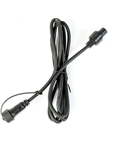 Festive Lights - ConnectPro 2m Heavy Duty Rubber Extension Cable - Black