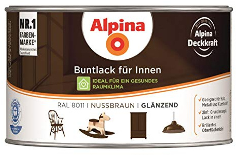 Buntlack für Innen - RAL8011 - Nussbraun - glänzend 300 ml