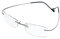 Rongchy Super Licht Titan Kurzsichtig Kurzsichtige Myopie Arbeitsbrille -4,00 Stärken Grau Farbe Männer Frauen Mode Randlose Kurzsichtig Brillen