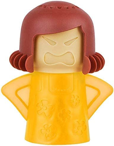Angry Mama Nettoyant pour micro-ondes, nettoyeur à vapeur pour four à micro-ondes, lave-vapeur Angry Mom nettoyant facilement les taches de crud en quelques minutes
