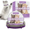 Toulifly Beruhigendes Halsband, Katzenhalsband zur Beruhigung von Angst und Aggression, Pheromonen für Katzen und Katzen, lindert Angstzustände, Konstante Beruhigung -2 Pack