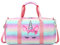 Sporttasche für Mädchen, Teenager, Kinder, Sporttasche mit Fächern für Schuhe und nasse Kleidung, Tanzen, Schwimmen, Übernachtung, Wochenend-Reisetasche, 01-Regenbogen-Einhorn
