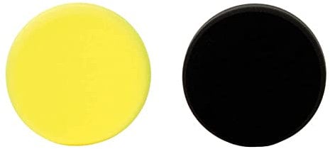 Dino KRAFTPAKET Polierschwamm 150mm X 30mm Polierpad MEDIUM & Dino Polierschwamm 180mm X 30mm Finishing-Polierpad weich für Polierteller mit Klett ab 150mm für eine tiefglänzende Politur