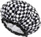 mikimini Large Shower Cap for Women, Double-layer Waterproof, Reusable, Washable Hair Cap for Long Thick Hair, Black and White Checkered Design - Contemporary and Chic Accessories, 2 Pack