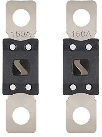 VEXUNGA Mega Fuse 150A MEGA/AMG/ANM Screw Fuse 150 Amp 150Amp High Current Strip Bolt-on Fuses for Cars (Pack of 2pcs)
