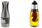 Cole & Mason H946820 Kew Salt and Pepper Mill | Electronic | Brushed Chrome | 210mm & H103069 Bristol Duo Oil & Vinegar Pourer | Oil Dispenser/Vinegar Dispenser | Glass/Stainless Steel | 230mm