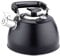 Wasserkessel Teekessel 3.5L Whistle Wasserkocher Mit Thermometer 304 Edelstahl Kitchen Whistle Wasserkocher Wassertemperatur Wasserkocher Tee Wasserkocher Wasserkessel Gasherd ( Blue : Black , Size :