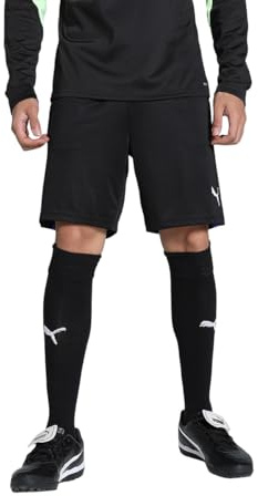 PUMA IndividualLIGA Training Shorts 2 (Open Pockets), Herren Gestrickte Shorts, PUMA Black-Fizzy Apple, 659519 XL
