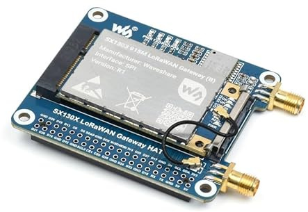SX1303 915M LoRaWAN Gateway-Modul, kompatibel mit Raspberry Pi Standard Mini-PCIe-Sockel, Langstreckenübertragung, Multi-Band-Unterstützung im Lieferumfang enthalten, Hut