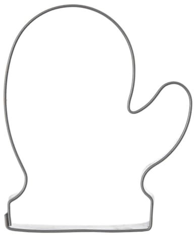 Ausstechform Keksausstecher Ausstecher Keksform für Kekse Lebkuchen aus Edelstahl Handschuh 5,5 cm