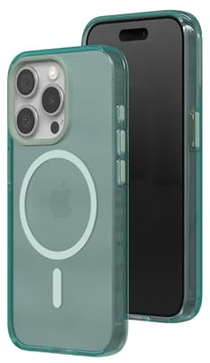 RhinoShield Clear Hülle für MagSafe für iPhone 15 Pro | Starker Magnet, Anti-Vergilbung, transparent, hohe Klarheit, stoßfest, Fallschutz nach Militärstandard