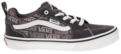 Vans Youth's Filmore Sneaker, Tonal Logo Asphalt, 4 UK