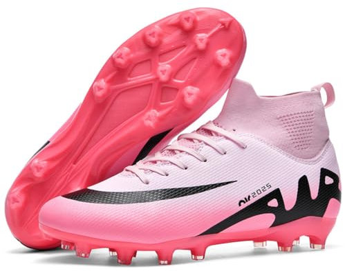 WOWEI Botas de Fútbol Hombre Profesionales Zapatillas de Fútbol Aire Libre Atletismo para Hombre Niños Zapatos de Fútbol Tacos Fútbol (LDD-Y5, 42EU)