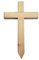 16 Solid Wood Memorial Cross Wooden Grave Marker Superior Thickness