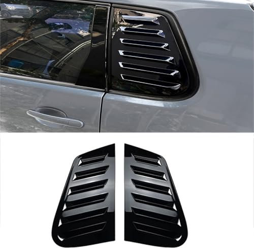 byjgs Auto Heckscheibe Spoiler Wing Heckspoiler für VW Polo 9N 2001-2009, Heckscheibenverkleidung Seitenspoiler Flügel Heckscheiben Spoiler Seitenflügel Canard Splitter,A