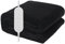 COZYBRITE Electric Heated Throw Blanket Fleece with 9 Heat Settings 9 Hours Timer Auto Shut-off 130x160cm Digital Control Machine Washable TK(160X130)/1.4m2-19S-DT-ST (Black)