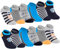 Cirorld Sneaker Kinder Socken, 6 Paar Sportsocken Jungen,Fussball Baumwolle Schulkind Socken, Bunte Kindersocken für Alltag und Sport 31-34