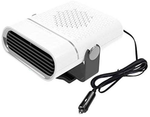 Giwnhvx Riscaldatore per Auto Ventola di Raffreddamento Scaldabagno Scaldabagno Antiappannante Sbrinatore/Caldo 24V 260W Bianca