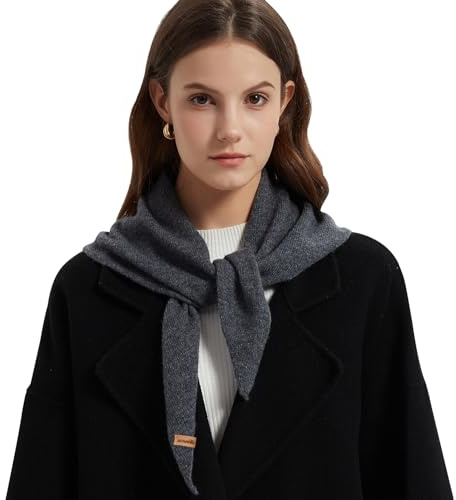 ACUSHLA 100% Merinowolle Dreieckstuch Damen, Strick Schal Herbst Winter | Weiche Merinowolle mit angenehmer Wärme, leichtem Tragegefühl und guter Atmungsaktivität für kalte Herbst- und Wintertage