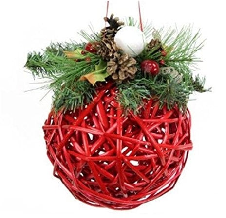 Destello S.L. Weihnachtskugel 20 cm Rattan