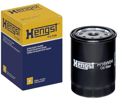 HENGST - Ölfilter H16W04 - Öl-Anschraubfilter für KFZ | Hochwertiger Motorölfilter für KFZ mit Otto- oder Dieselmotor - Robuster Ölfilter mit hoher Schmutzaufnahmefähigkeit