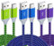 Pofesun 10ft 3Pack USB C to USB A Charger Cables, Fast Charging, Compatible with Samsung Galaxy S24 S23 S22 S21 S20 S10 S10E Note 20 10 A25 A35 A55, Tablet, LG, Moto
