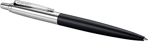 Parker Jotter Penna a Sfera XL, Finitura Cromata, Punta Media, Inchiostro Blu, Confezione Regalo, Richmond Matte Black