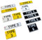 1:10 Scale Radio Controlled Car UK British RC Mini Plastic Number License Plates Pair for Car Drift