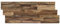 INDO Edel-Holz-Wandverkleidung Teak Elegance (Nature)