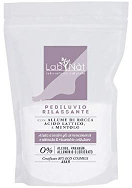 LABNAT LABNAT Fußbad Entspannend für Füße 180 Gramm Alaun aus Rocca-Säure Latex Menthol