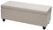 Mendler Aufbewahrungs-Truhe Kriens, Sitzbank Bank, Kunstleder, 45x114x45cm - Creme