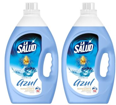 La Salud Weichspüler Blue 5,6L | Parfümierter Weichspüler mit Duft Classic Blue | Für Wäsche und Handtücher | Bis zu 124 Wäschen