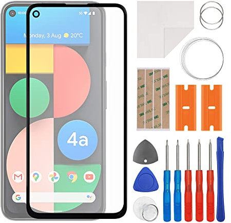 swark Display Glas Frontglas Reparatur Set kompatibel mit Google Pixel 4a 5G inkl. Werkzeugsatz