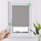 HOMEDEMO Stores Enrouleur Occultant Électriques M100, Moteur & Télécommande, avec ou sans Perçage, Rideau de Protection Solaire pour Fenêtres, 50 x 100 cm, Gris Clair