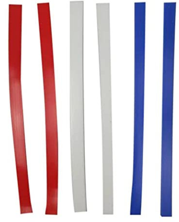 Jzhen 6 Stück Teigstäbe Silikon, 2 mm, 4 mm, 6 mm Mess Teig Streifen Fondant und Teig gleichmäßig Ausrollen Antihaftwirkung Backzubehör