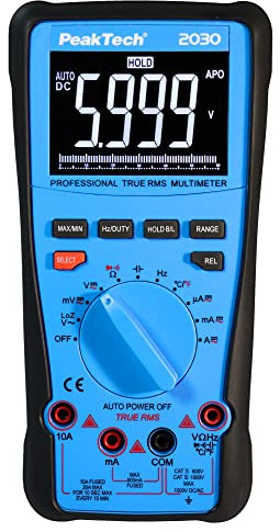 PeakTech 2030 – True RMS 1000 V Digitalmultimeter 6.000 Counts