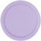 Trimming Shop 7 Heavy Duty Round Dessert Plates Lavender Disposable Plates 18cm, 20 Pack - Colour Themed Paper Tableware for BBQs, Weddings, Anniversary, Birthday, Multipurpose Occasions