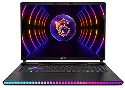 MSI Raider GE68HX 13VF-008FR : Intel Core i7 13700HX - 16GB ddr5 - SSD 1TB - Nvidia RTX4060 8GB - 16' QHD 240Hz - Windows 11 Famille - Clavier Azerty retroeclairé