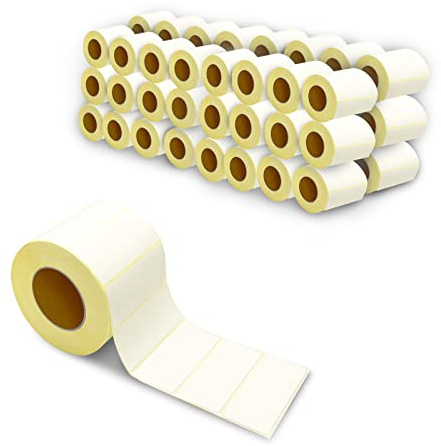 m MU Etiketten Selbstklebend, 70×30MM, 48 Rolle Pack Etikett x 1000 St. Je Rolle = 48000 Label, Kompatibel für Etikettendrucker,DHL-UPS-DPD,Adressetiketten Selbstklebend|7×3CM