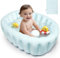 Baignoire gonflable pour bébé, baignoire pliable pour enfant, baignoire de voyage pour bébé 0-12 mois, baignoire gonflable pour bébé, baignoire pour nouveau-né, pour garçon et fille
