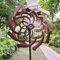 Moulins à Vent Double Couche,énergie Solaire eolienne de Jardin,Éolienne À Vent en Métal,Sculptures et Mobiles à Vent,Décoration pour l'extérieur, Le Jardin, Le Patio