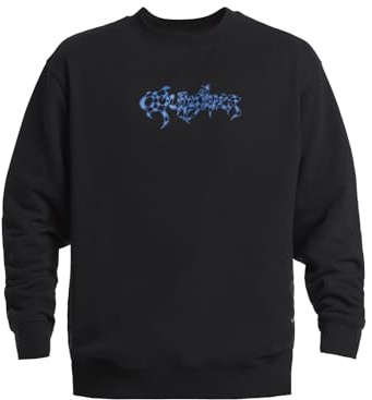 Quiksilver Fleece top GRAPHIC CREW Men Black XXL